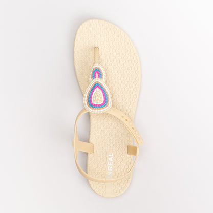 Women's Unreal Beaded Jelly Thong Sandal _ 156352