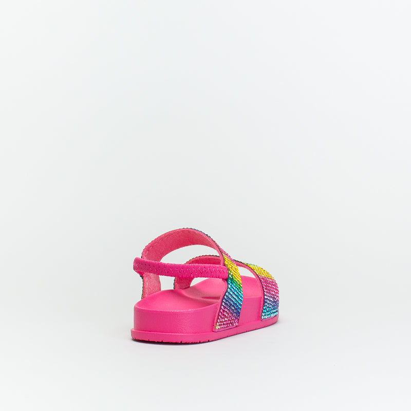 Younger Girls Rainbow Jelly Sandal _ 143043