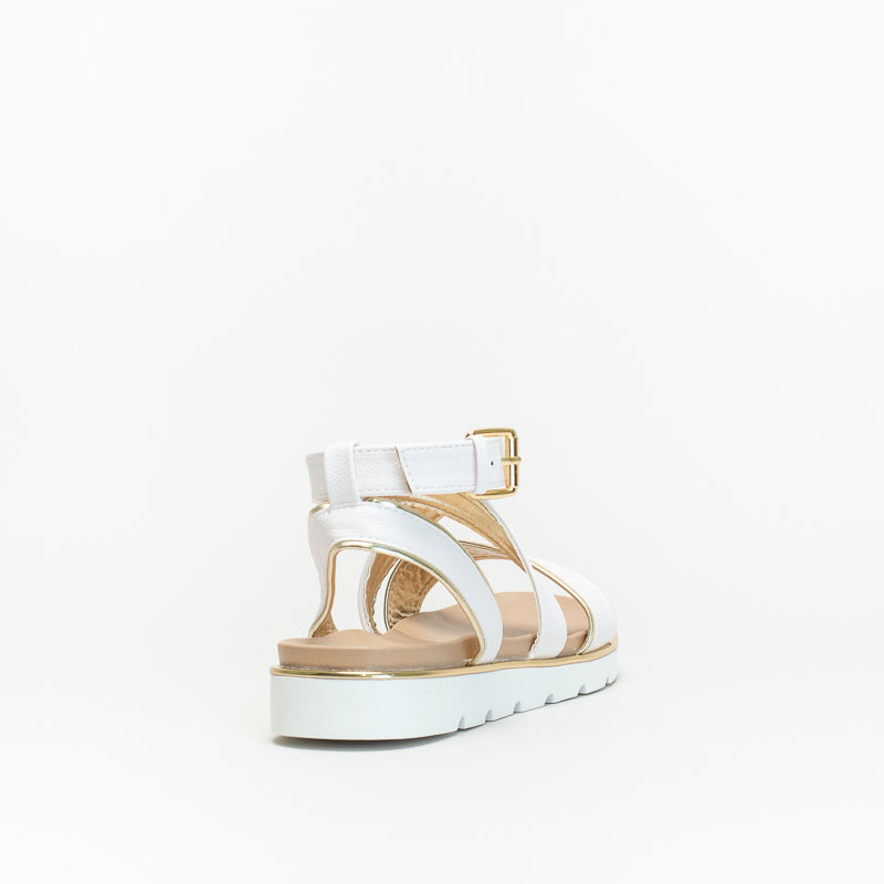 Metallic footbed online sandals