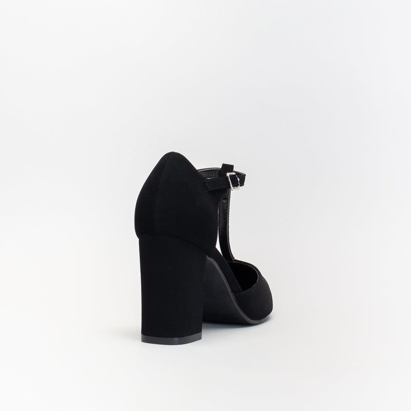 T bar discount block heel shoes