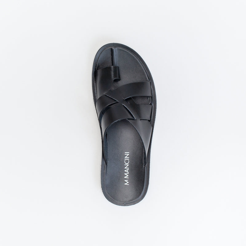 Mens sandals with toe on sale loop