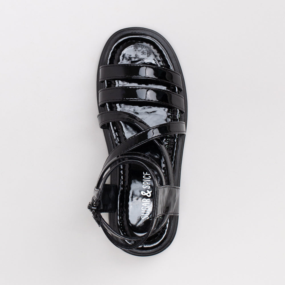 Girls Caged Sandal _ 155006