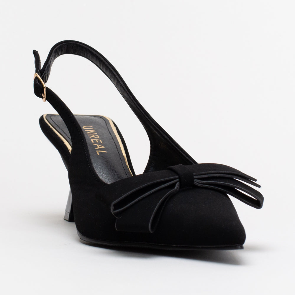 Bow slingback heels online