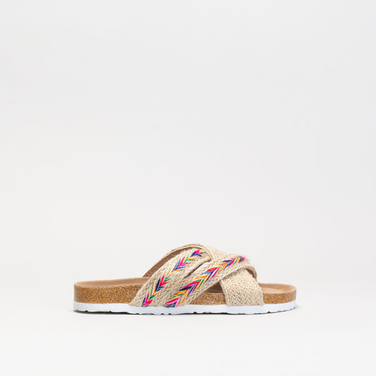 Girls Crossover Weave Sandal _ 155007