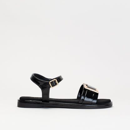 Unreal Patent Flat Sandal _ 155334