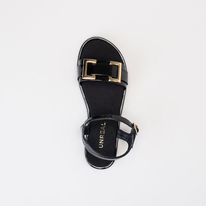 Unreal Patent Flat Sandal _ 155334