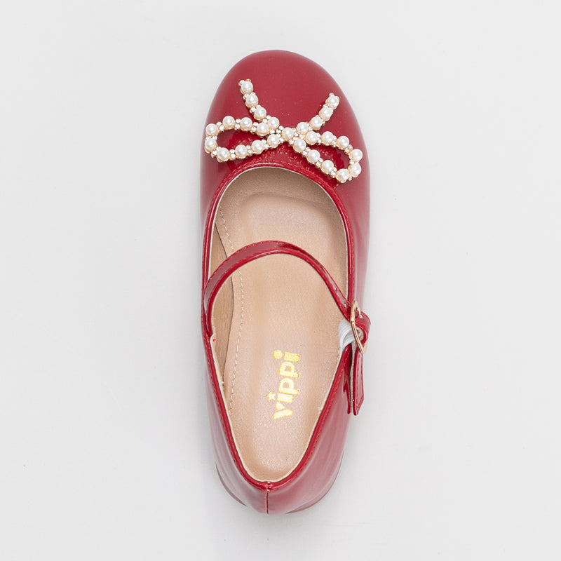 Heeled Pump with Bow _ 159076