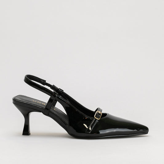 Kitten Heel Pointy Sling Back _ 161400