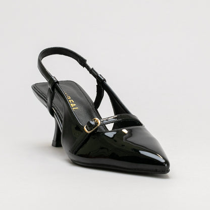 Kitten Heel Pointy Sling Back _ 161400