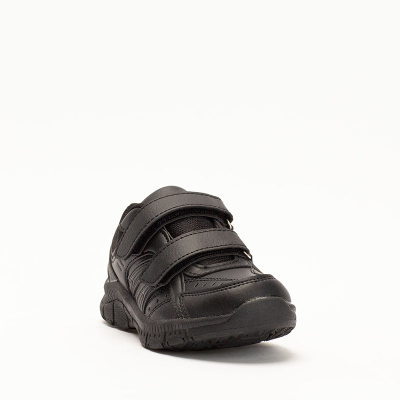 Black velcro trainers online