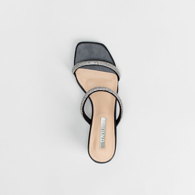 Diamante on sale mule sandals