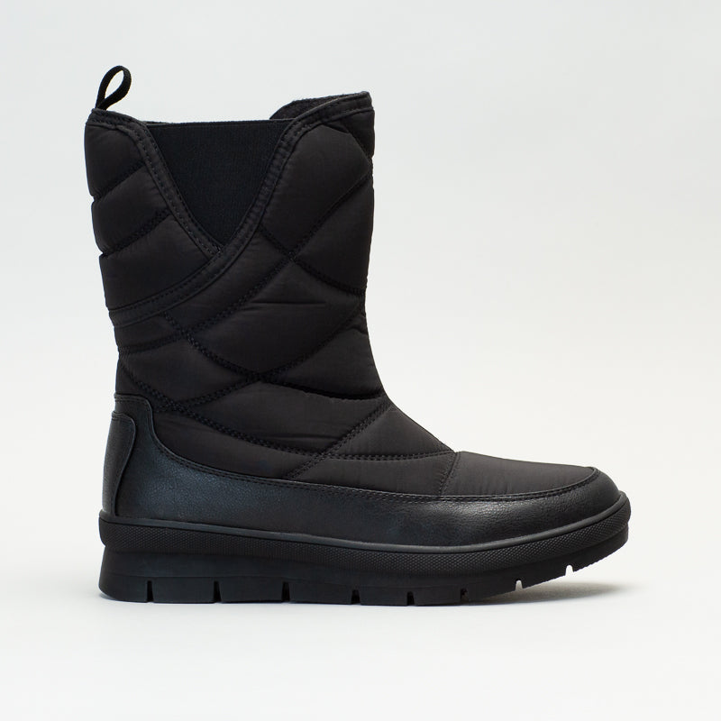 Womens quilted winter sales boots